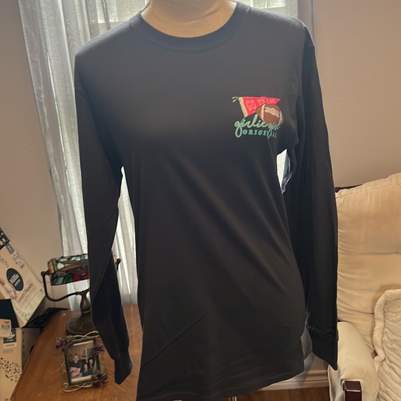 Girlie Girl Original ( Football ) Long Sleeve T-Shirt NWOT - Picture 2 of 4
